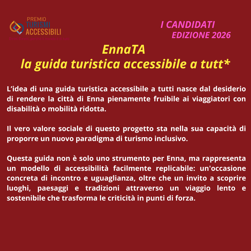 "EnnaTA - la guida turistica accessibile a tutt*"