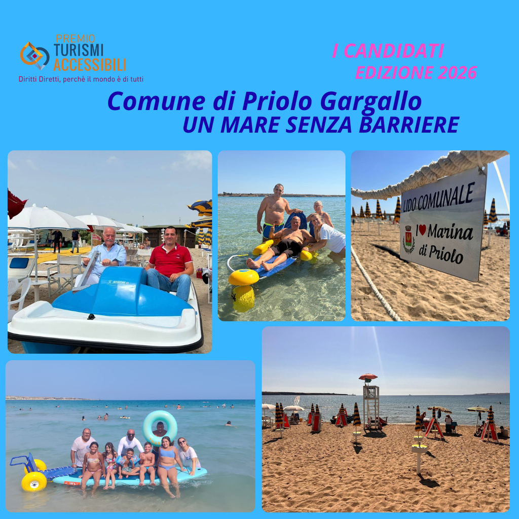 Il "Comune di Priolo Gargallo" con il Progetto "UN MARE SENZA BARRIERE"
